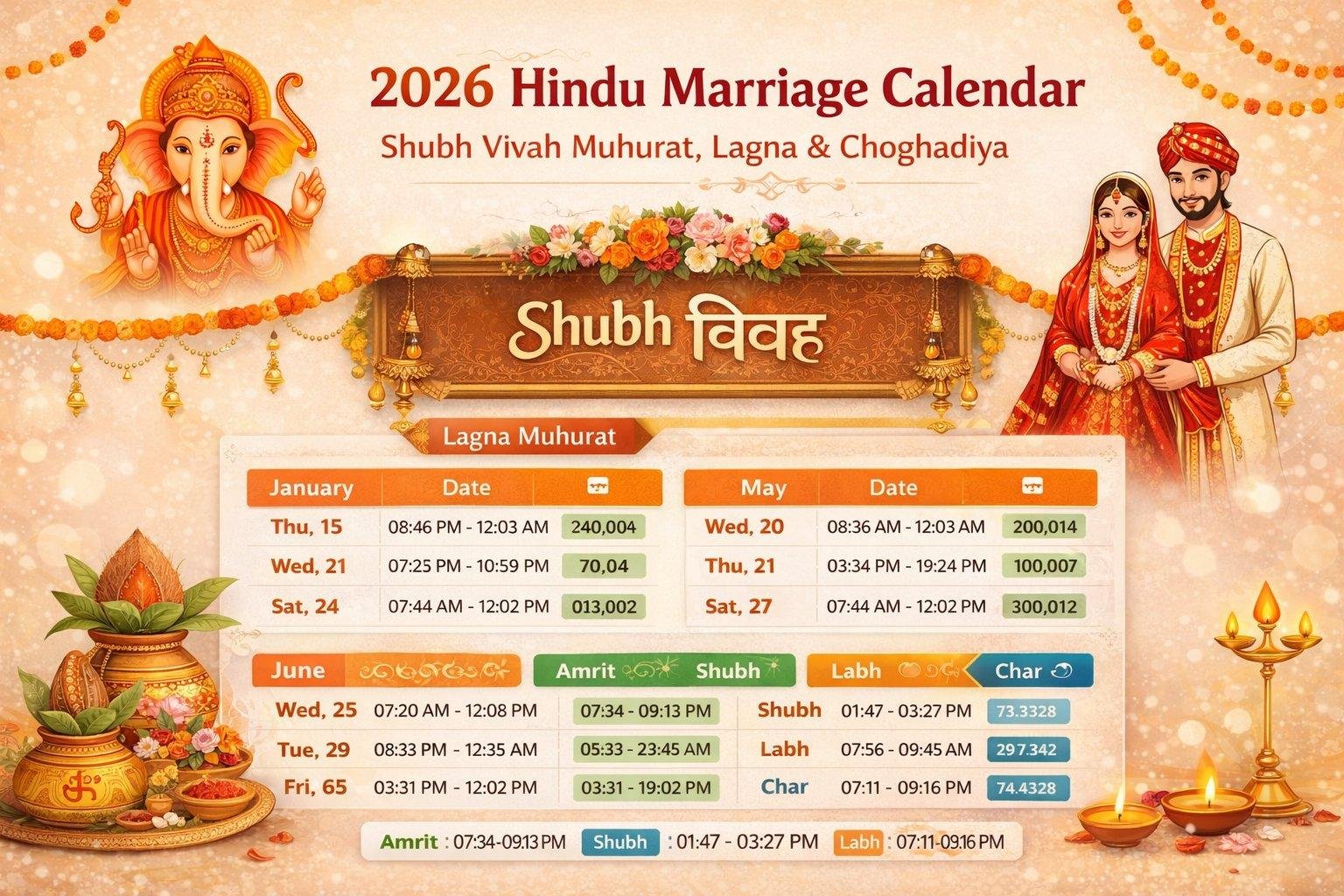 Marriage Astrology & Vivah Muhurat