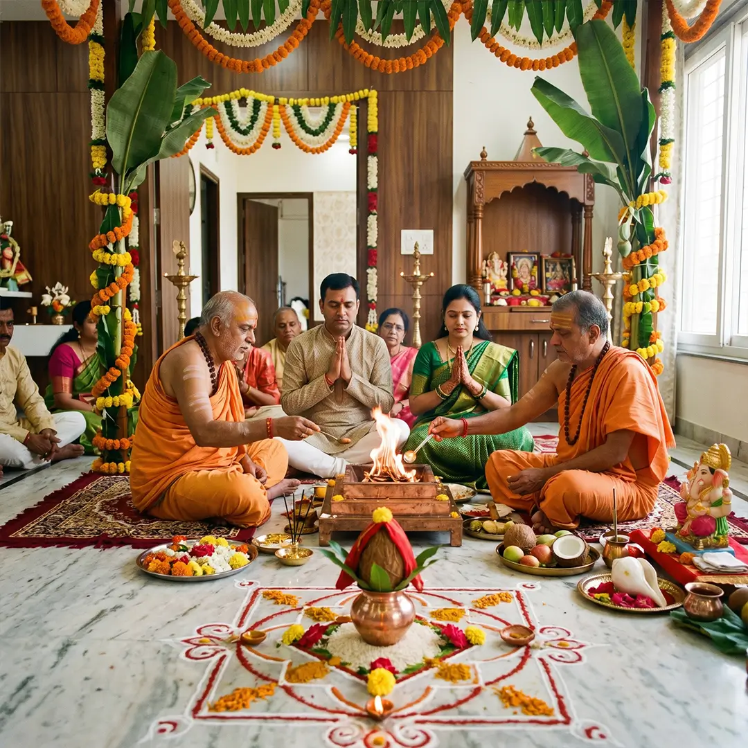 🏡 Pandits for Vastu Shanti Puja